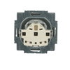 SCHUKO® Steckdosen-Einsatz Safety+ mit Schraubklemmen alusilber - Plattform 63
