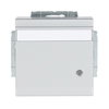 SCHUKO® Steckdosen-Einsatz Safety+ mit LED Kontrolllicht /grün mit Klappdeckel