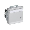SCHUKO® Steckdosen-Einsatz Safety+ mit LED Kontrolllicht /grün mit Klappdeckel