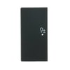 Wippe 2-fach links, mit Symbol "Dimmer"   