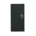 Wippe 2-fach links, mit Symbol "Dimmer"
