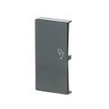 Wippe 2-fach links, mit Symbol "Dimmer"