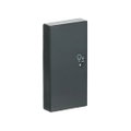 Wippe 2-fach links, mit Symbol "Dimmer"