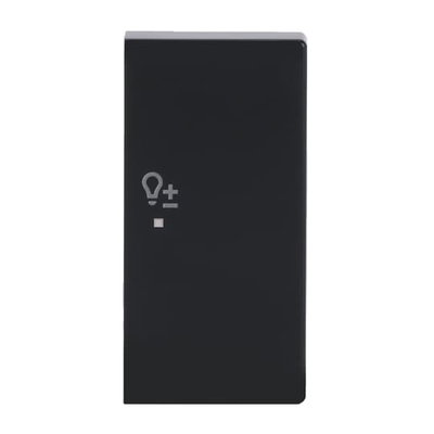 Wippe 2-fach rechts, mit Symbol "Dimmer"
