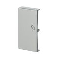 Wippe 2-fach links, mit Symbol "Dimmer"