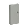 Wippe 2-fach links, mit Symbol "Dimmer"   