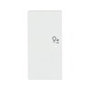 Wippe 2-fach links, mit Symbol "Dimmer"   