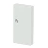 Wippe 2-fach rechts, mit Symbol "Dimmer"   