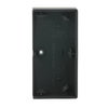 Wippe 2-fach links, mit Symbol "Dimmer"   