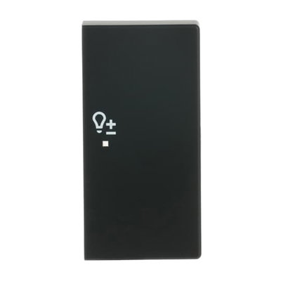 Wippe 2-fach rechts, mit Symbol "Dimmer"   