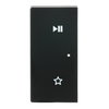 Wippe 2-fach links, mit Symbol "Play/Pause"   