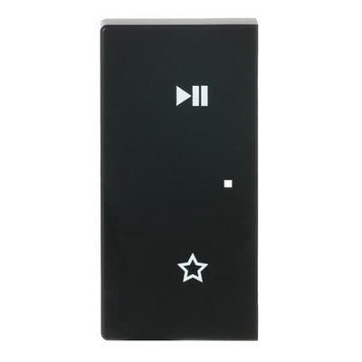 Wippe 2-fach links, mit Symbol "Play/Pause"