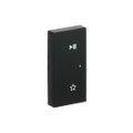 Wippe 2-fach links, mit Symbol "Play/Pause"