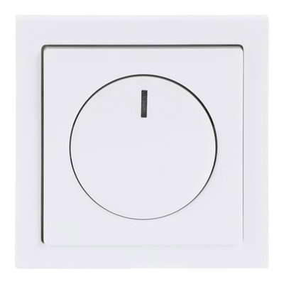 Busch-Drehdimmer LED, Komplettset mit Glimmlampe studioweiß - future® linear