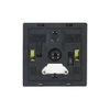 Bedienelement für Dimmer Doppeltaster mit Glimmlampe studioweiß - Plattform 63