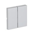 Wippe für Smart Switch 2-fach alusilber - Plattform 63