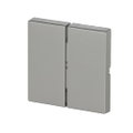 Wippe für Smart Switch 2-fach edelstahl - pur edelstahl