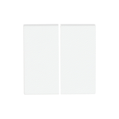 Wippe für Smart Switch 2-fach studioweiß matt - Plattform 63   