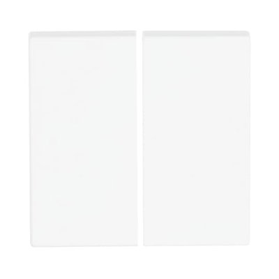 Wippe für Smart Switch 2-fach studioweiß matt - Plattform 63