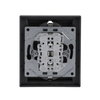 SCHUKO® Doppelsteckdose Komplettabdeckung Safety+ edelstahl - pur edelstahl