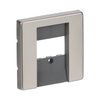 Zentralscheibe Multimedia, D-Sub-Steckverbinder 15-polig 1-fach edelstahl - pur