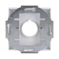 Zentralscheibe mit Tragring Befehlsgeräte 1-fach studioweiß matt - Plattform 63
