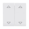 Wippe mit Aufdruck mit Symbol "Pfeil hoch/runter" KNX-Tasterankopplung   