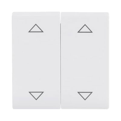 Wippe mit Aufdruck mit Symbol "Pfeil hoch/runter" KNX-Tasterankopplung