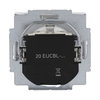 SCHUKO® Steckdosen-Einsatz Safety+ mit LED Kontrolllicht /grün studioweiß -
