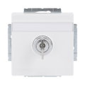 SCHUKO® Steckdosen-Einsatz Safety+ mit Klappdeckel ,