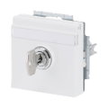 SCHUKO® Steckdosen-Einsatz Safety+ mit Klappdeckel ,