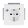 FI-SCHUKOMAT SCHUKO® Steckdosen-Einsatz Safety+ studioweiß - Plattform 63