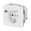 FI-SCHUKOMAT SCHUKO® Steckdosen-Einsatz Safety+ studioweiß - Plattform 63
