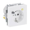 FI-SCHUKOMAT SCHUKO® Steckdosen-Einsatz Safety+ studioweiß - Plattform 63