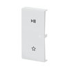 Wippe 2-fach links, mit Symbol "Play/Pause"   