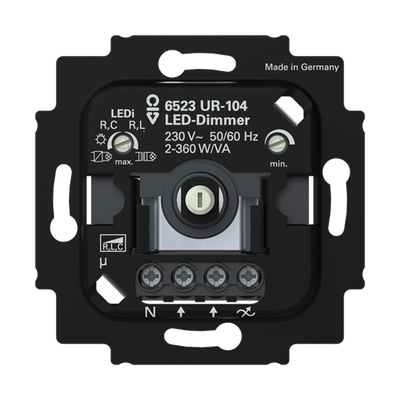 LED-Dimmer 2+3 Draht mit N-Klemme ohne Spreize   