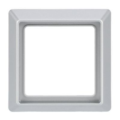 Abdeckrahmen 1-fach alusilber - Allwetter 44® (IP44)