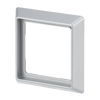 Abdeckrahmen 1-fach alusilber - Allwetter 44® (IP44)   