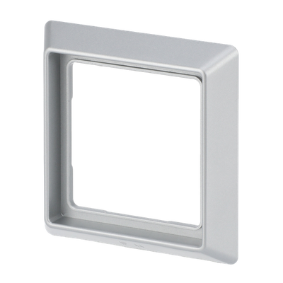 Abdeckrahmen 1-fach alusilber - Allwetter 44® (IP44)   