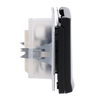 SCHUKO® Steckdosen-Einsatz mit Klappdeckel anthrazit - Allwetter 44® (IP44)