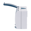 SCHUKO® Dreifachsteckdose mit Klappdeckel 16 A grau/blaugrün  - ocean®   