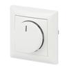 Busch-Drehdimmer LED, Komplettset mit Glimmlampe alpinweiß - Busch-balance® SI