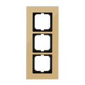 Abdeckrahmen 3-fach gold - carat®