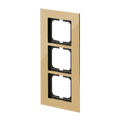 Abdeckrahmen 3-fach gold - carat®