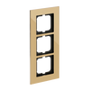 Abdeckrahmen 3-fach gold - carat®   