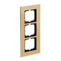 Abdeckrahmen 3-fach gold - carat®