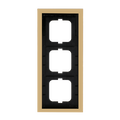 Abdeckrahmen 3-fach gold - carat®