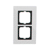Abdeckrahmen 2-fach chrom - carat®   