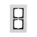 Abdeckrahmen 2-fach chrom - carat®   