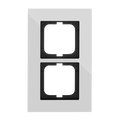 Abdeckrahmen 2-fach chrom - carat®   
